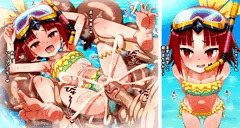 水着紅ちゃんと遊ぶ！