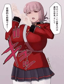 ギュッとする婦長さん