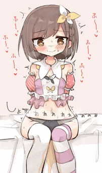 人の衣装でおもらしをする東雲絵名