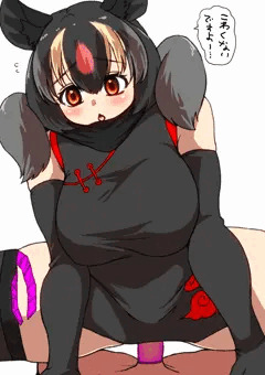 なだめるアイアイ