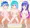 なかよくおしっこする択捉型！