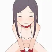 女の子が跳ねるGIF