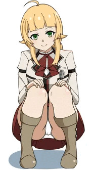 ノルンしゃがみぱんつ