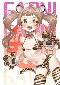 星梨花！寅柄水着のお仕事貰ってきたぞ…！(全裸差分あり)