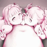 Wひょっとこ。　むに。
