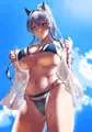 指揮官にビキニを見せてくれるヘルム