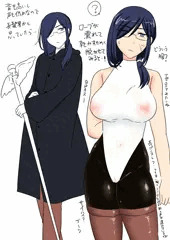 長髪イケメンかと思ったら巨乳女性だった