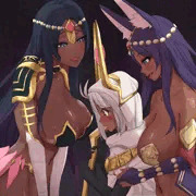 [FGO]悪いお姉さんに絡まれるツタンくん