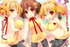 あけましておめでとう☆孫機三姉妹モコモコ♪