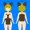 幻想郷における標準的な女性用水着(モデル：黒谷ヤマメ)