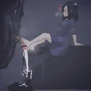 あまりにもブーツと生足がえっちだったので