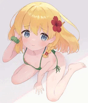 マイクロビキニ胸チラ