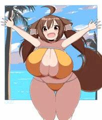 ハスクの水着2023