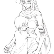 ヴィエラのお姉さんとヒューマンの男の子
