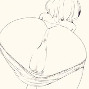 コッコロちゃんのパンツとお尻