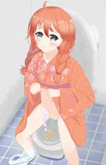 ユニちゃん先輩おしっこ
