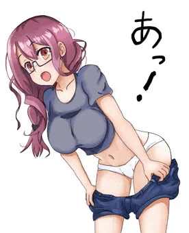 メガネ巨乳お姉さんのお着替え
