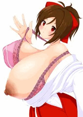 デカブラ巫女さん