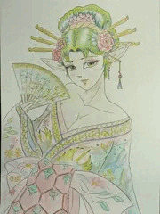 艶姿　花魁リーフちゃん