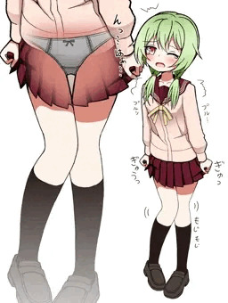 たくさん我慢してた女の子