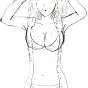 ラフ水着女子１