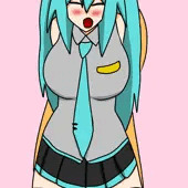 立ちバックミクさん