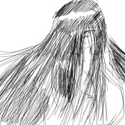 超ロングヘアの女の子