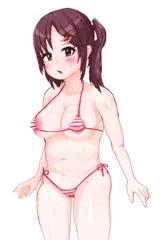 縞紐ビキニっ娘