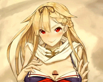 夏服な夕立絵