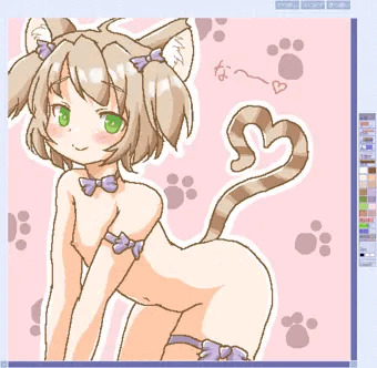 しっぽがハートちゃん