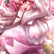 昼は桜、夜はラビットホールなミクさん
