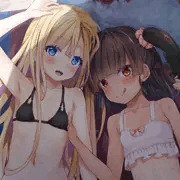 プールサイドにて