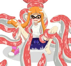 イカちゃんと触手