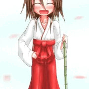 巫女の日用だったイラスト