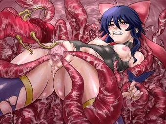 魔法少女触手陵辱寸前。
