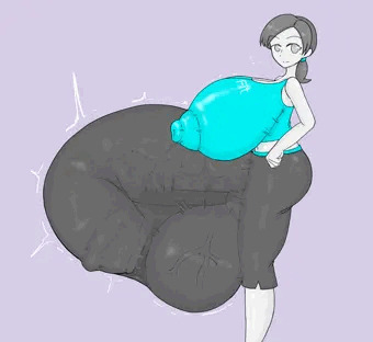 WiiFitトレーナーさん　もっこりふたなりちんぽ