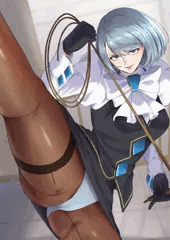 メイちゃんに脚ドンされる