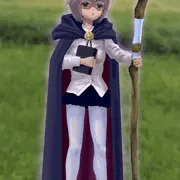 タバサのコスプレをした長門
