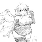 楽描き：いろいろぬえちゃん