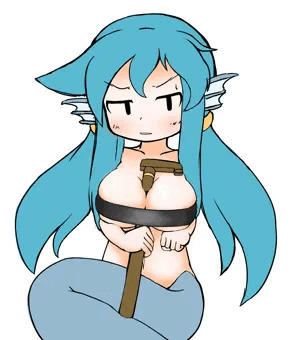 人魚ちゃんえっち落描き
