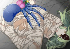 百目鬼きさら×蜘蛛姦