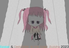 下着脆見えな小さな姿勢で地下道に潜り込んだ兎の様な髪型の少女