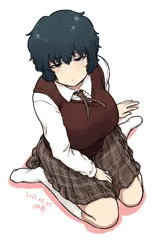 地味ショート巨乳