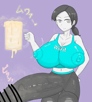 ふたなりWiiFitトレーナーさんザーメンジョッキゲップ