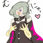 ファルチェちゃんの胸揉み