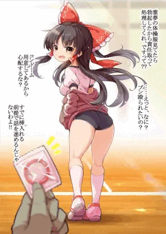 付けるならイれてもよいブルマな霊夢さん