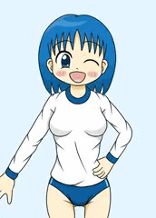 青髪ちゃん（仮）