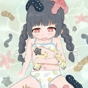 浜辺でふれあいミユちゃん