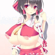 13RTでヘソが隠れるサイズの乳房の