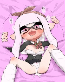 イカちゃんに白インク種付け